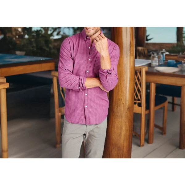 Vineyard Vines Slim Tradewinds Flannel Tucker Shirt Sz. M