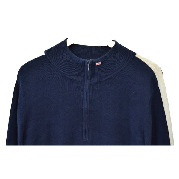 Ralph Lauren Polo Jeans Co RL67 Sweater Women S 1/4 Zip Mock Neck Vtg