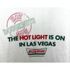 Krispy Kreme Doughnuts Vintage The Hot Light Is On Las Vegas T Shirt NWT Sz. XL