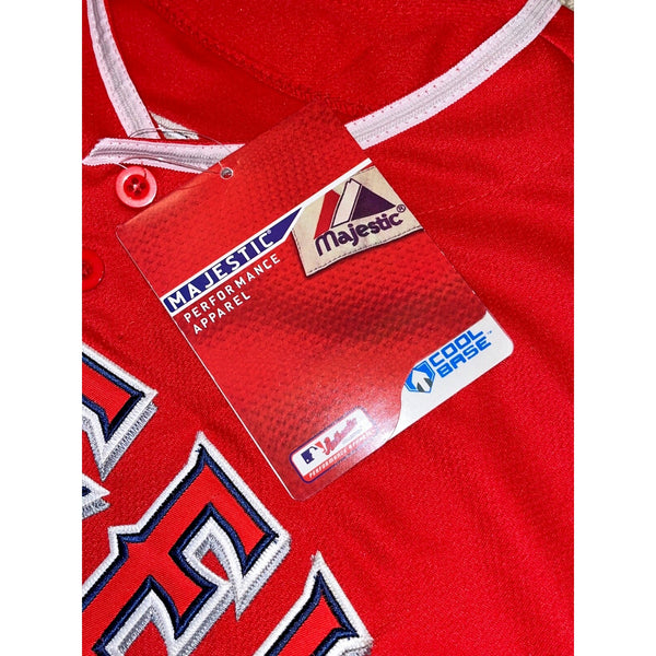 Mike Trout Los Angeles Angels Rookie Era Jersey 50 Majestic Authentic Deadstock
