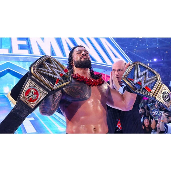 Roman Reigns 2018 WWE Money In The Bank Event-Used Ring Mat Relic Card Topps