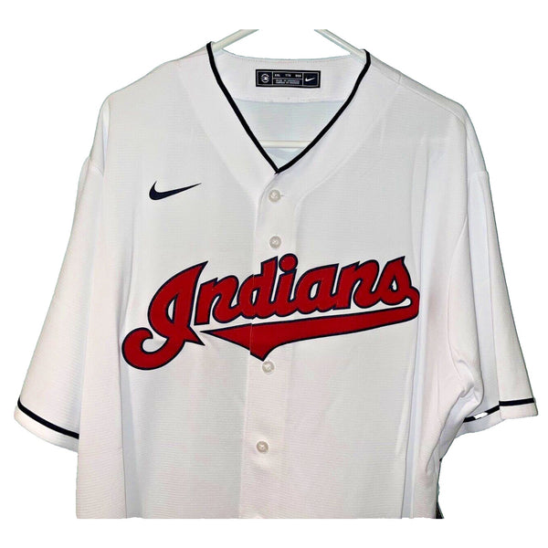Cleveland Indians Nike Home Team Jersey 2020 MLB White CLE Guardians Sz. 2XL