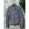 Polo Ralph Lauren Denim Harrington Jacket Mens L Full Zip Blue Vintage 1980s