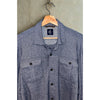 Johnnie-O Carl Lodge Shirt Jacket XL Twilight Stretch Flannel Shacket Top Shelf