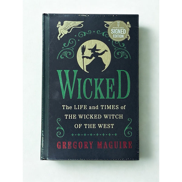 Wicked Collector's Edition Signed Gregory Maguire Deluxe Hardcover New Sealed