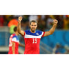 Graham Zusi USA Soccer Jersey Nike 2014 World Cup Bomb Pop Red Blue Size L