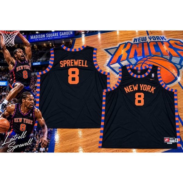 New York Knicks Latrell Sprewell Nike Rewind Jersey 5XL +2 Y2K Vintage NBA