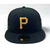 Pittsburgh Pirates New Era Cloud Icon 59FIFTY Hat Black 7 3/8 NWT Rare