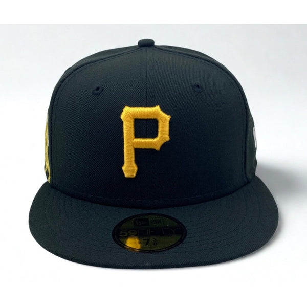 Pittsburgh Pirates New Era Cloud Icon 59FIFTY Hat Black 7 3/8 NWT Rare