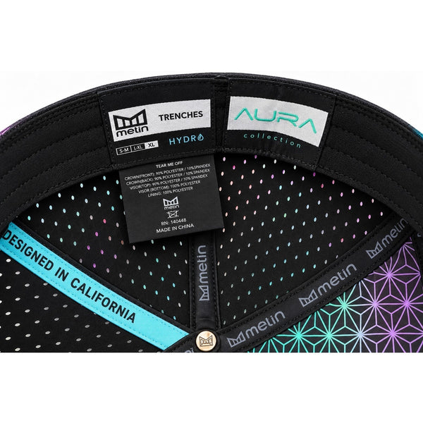 Melin Hydro Trenches Icon Aura Northern Lights Hat XL Snapback Cap NWT Rare