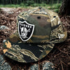 Las Vegas Raiders New Era Realtree Patchwork Camo 59FIFTY Fitted Hat 7 3/4 (1)