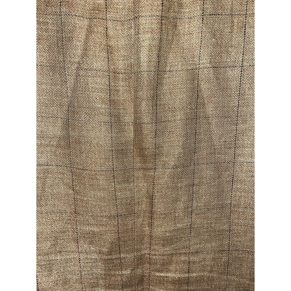 Brooks Brothers 43R Linen Herringbone Windowpane Blazer 2-Button Jacket EUC