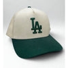 Los Angeles Dodgers New Era Corduroy 2 Tone 9FORTY A-Frame Snapback Hat EUC