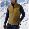 State of Elevenate Fusion Stretch Insulated Vest Men's XL Mustard Brown NWOT