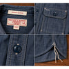 Wallace & Barnes J. Crew Naval Workshirt M Japanese Selvedge Chambray Blue NWOT