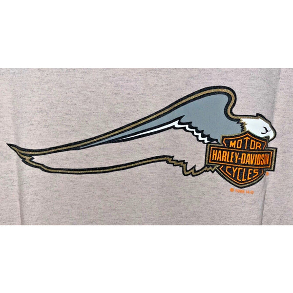 Harley Davidson 80 Years of Great Motorcycles 1994 San Fancisco L Biker T Shirt