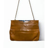 Valentino by Mario Valentino Vintage Leather Shoulder Bag Brown Chain Strap