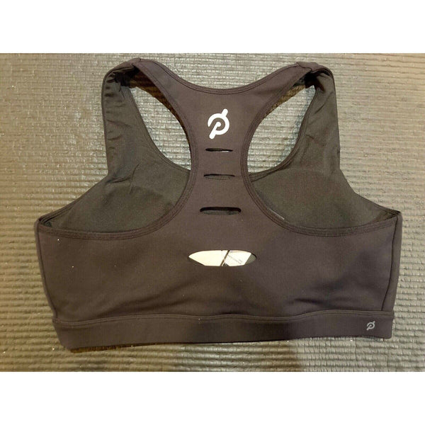 PELOTON Together We Are Power Womens Black Advance Sophia Sports Bra S $56 NWT