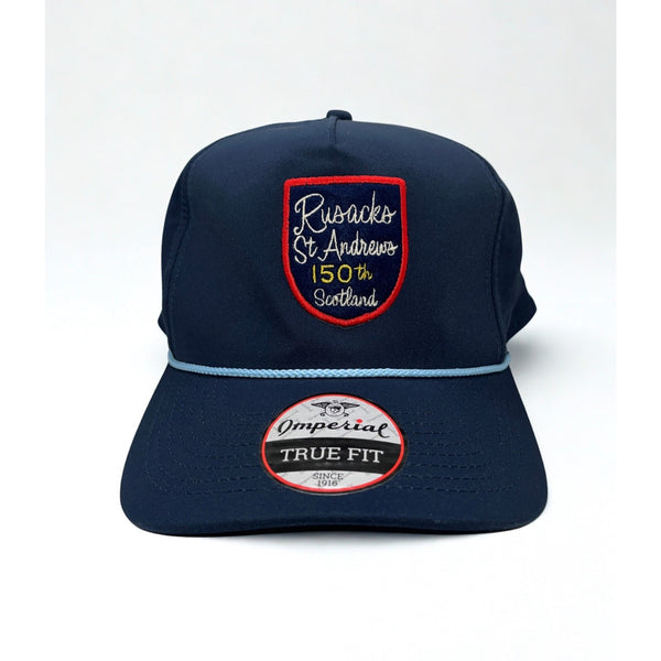 Rusacks St Andrews 150th Scotland Imperial Rope Snapback Hat Navy NWT Golf Cap