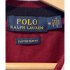 Polo Ralph Lauren Big Pony Mesh Polo Shirt Mens M Burgundy Rugby Custom Slim