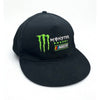 Monster Energy NASCAR Snapback Hat Black Green Logo Cap NWOT Adjustable