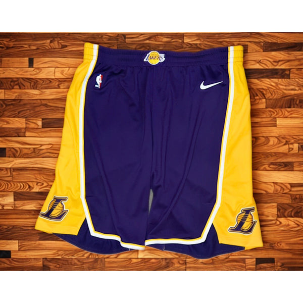 Los Angeles Lakers NBA Player Issued Nike Swingman Shorts Icon Edition 2XL +2 46