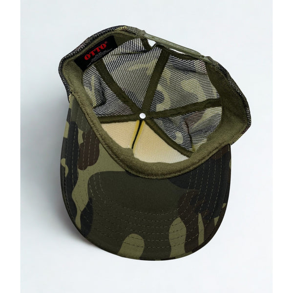 Larry Fleet Camo Otto Trucker Hat OSFM Country Singer Merch NWT