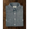 Taylor Stitch California Work Shirt Sz. 40 Charcoal Chambray Organic Cotton NWOT