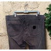 Carhartt WIP Rebel Pants 38x34 Black Washed Denim Jeans Stretch Slim
