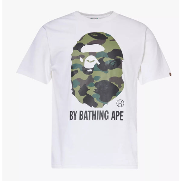 A Bathing Ape BAPE 1st Camo Ape Head T Shirt White Sz M Streetwear Japan