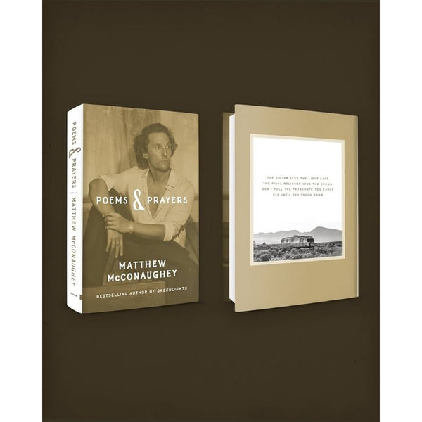 Poems & Prayers Matthew McConaughey Signed Hardcover 1st Edition BN Exclusive