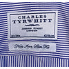 Charles Tyrwhitt Dress Shirt Non Iron Slim Fit Stripe Men's 16.5/34