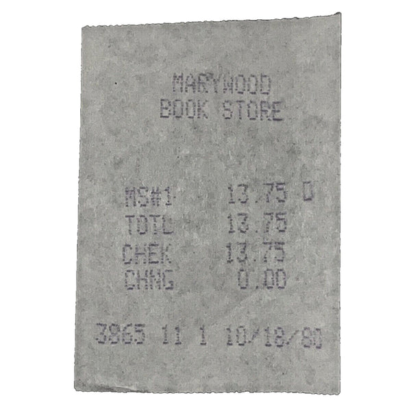 Marywood College Sweatshirt Champion Reverse Weave Sz. L Vintage 80s Deadstock