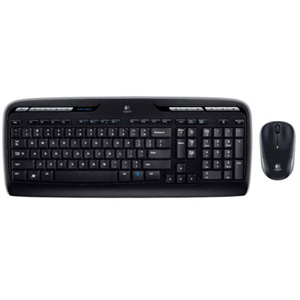 Logitech MK320 Wireless Keyboard Mouse Combo Full Size 2.4GHz USB Desktop