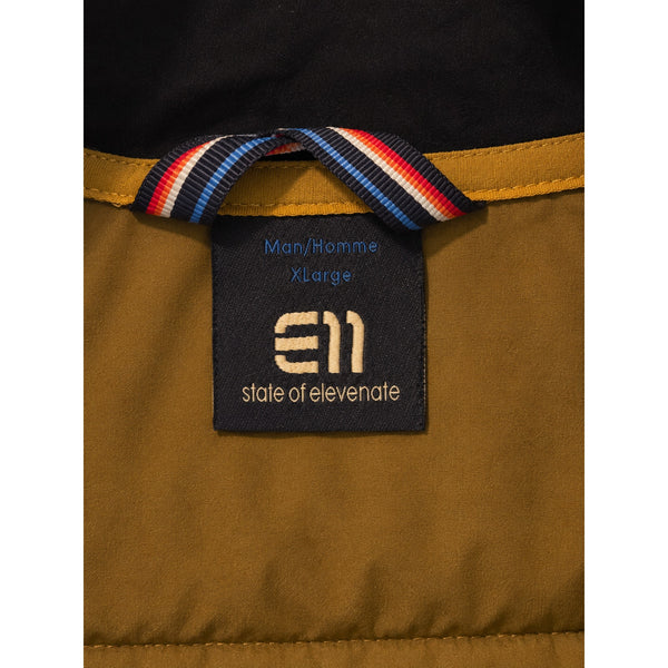State of Elevenate Fusion Stretch Insulated Vest Men's XL Mustard Brown NWOT