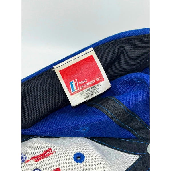 New York Rangers NHL Twins Enterprise Hat Vintage 90s Strapback Blue Red Dad Hat