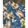 Magellan Shore & Line Fishing Shirt S Blue Fish Floral Short Sleeve NWOT