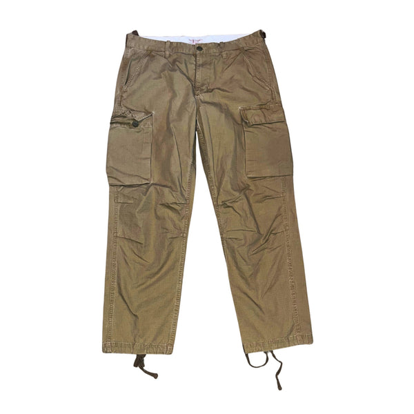 Wallace & Barnes J. Crew Ripstop Brigade Cargo Pants 34x30 Military Baggy Y2K