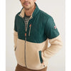 Marine Layer Archive Bariloche Sherpa Jacket Medium Green Tan Full Zip Rare NWOT