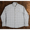 Faherty Brand Seaview Flannel Shirt Mens XL Gray White Plaid Organic Cotton EUC