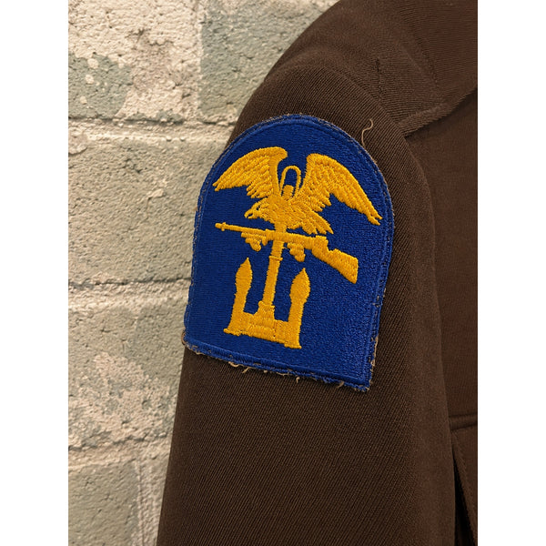 WWII US Army Officer Pinks Service Coat D-Day ADSEC Amphibious Forces Engineer