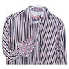 Robert Graham Flip Cuff Striped Classic Fit Button Down Shirt Sz. XL NWOT