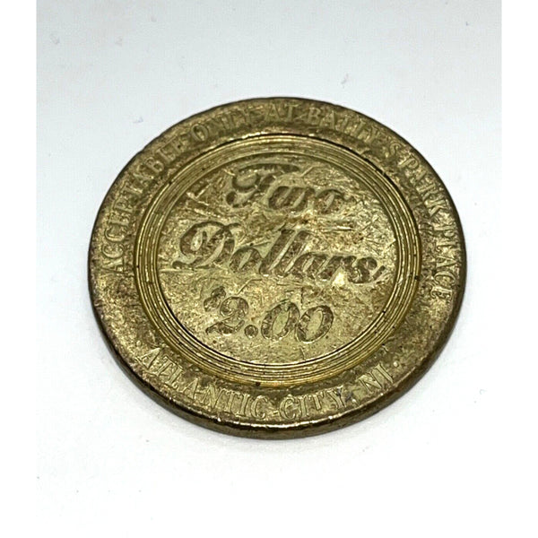 Bally's Park Place Casino Atlantic City, NJ Set Of 2 Tokens