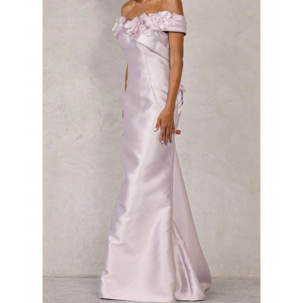 Terani Couture 2021E2840 Long Sleeve Sequined Dress Sz. 14 (SAMPLE)