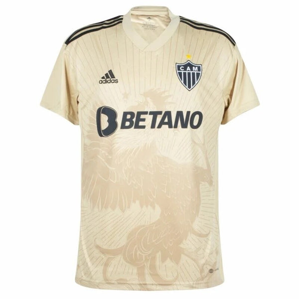Atletico Mineiro Adidas 2022/23 Third Jersey Soccer Shirt Gold Men’s 2XL NWT
