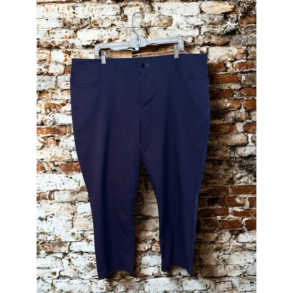 Public Rec Gamechanger 5 Pocket Pants Mens 42x28 Blue Stretch Tech EUC