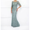 Ivonne D Exclusively for Mon Cheri 118D06 Dress Sz. 16W SAMPLE Sea Foam