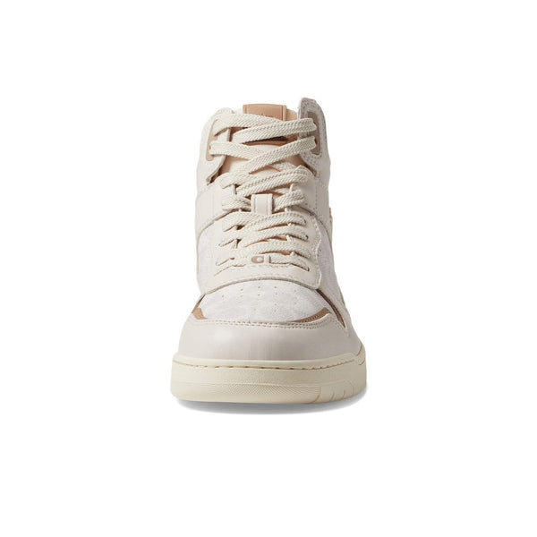 Coach Hi Top Sneakers CD304 Chalk Coated Canvas Women’s Sz 10B NIB MSRP $229