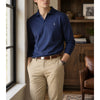 Polo Ralph Lauren Classic Fit Soft Cotton Johnny Collar Polo Shirt Navy L NWT