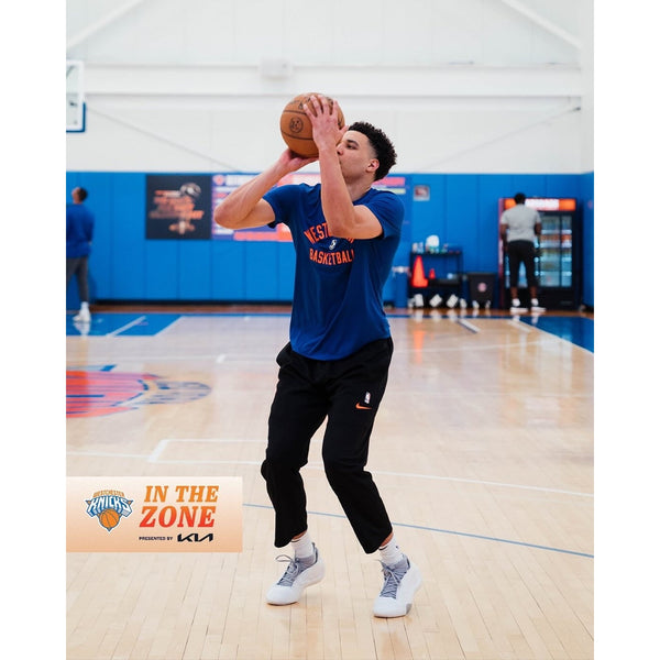 Westchester Knicks NBA G-League Nike Team Issued Practice Warm Up Shirt Sz. LT